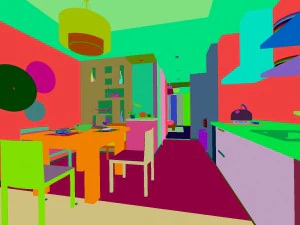 семья - кухня - ресторан 371 3D Модель