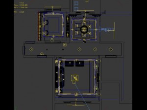 family - kitchen - restaurant 373 Model 3D