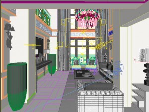 family - kitchen - restaurant 376 3D-Modell