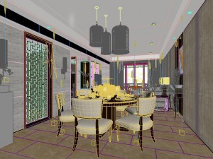 family - kitchen - restaurant 377 3D 模型