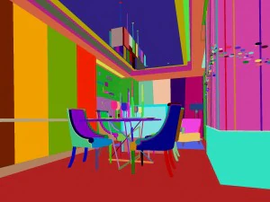 family - kitchen - restaurant 380 3D Model