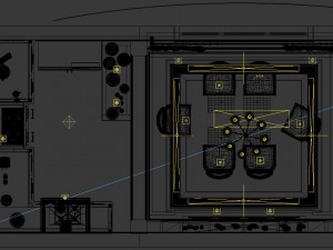 family - kitchen - restaurant 381 3D Model