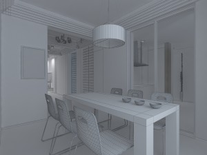 family - kitchen - restaurant 385 3D मॉडल