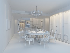 family - kitchen - restaurant 387 Modelo 3D