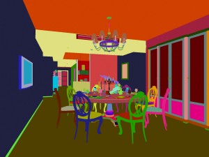 family - kitchen - restaurant 387 Modelo 3D