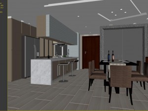 family - kitchen - restaurant 388 3D मॉडल