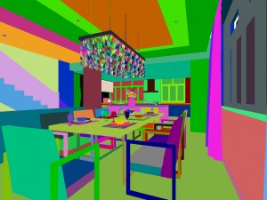 family - kitchen - restaurant 391 3D Model