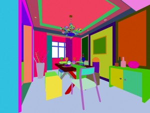 family - kitchen - restaurant 393 Modelo 3D
