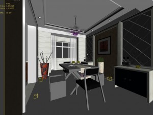 family - kitchen - restaurant 393 Modelo 3D