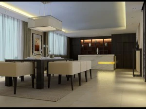 семья - кухня - ресторан 394 3D Модель