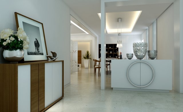family - kitchen - restaurant 396 Modello 3D .c4d .max .obj .3ds .fbx .stl .blend