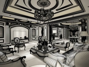 family - kitchen - restaurant 399 3D-Modell