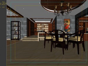family - kitchen - restaurant 410 3D Model