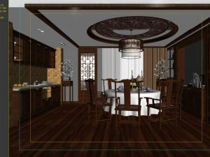 family - kitchen - restaurant 412 3D Model