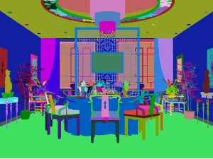 family - kitchen - restaurant 416 3D Model