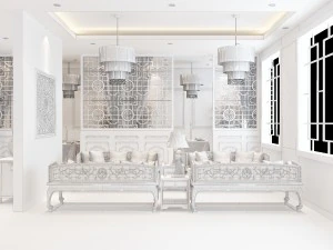 family - kitchen - restaurant 417 3D Model