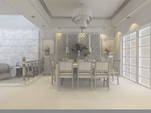 family - kitchen - restaurant 421 3D Model