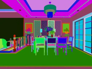 family - kitchen - restaurant 421 3D Model