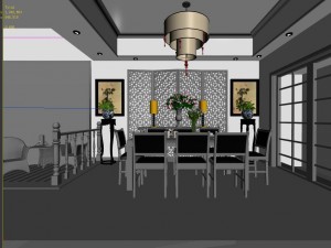 family - kitchen - restaurant 421 3D 模型