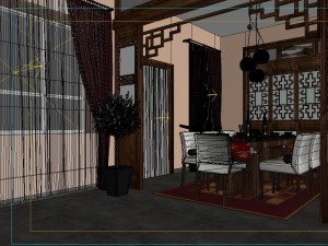 family - kitchen - restaurant 422 Modelo 3D