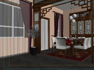 family - kitchen - restaurant 422 Modelo 3D