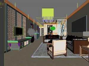 family - kitchen - restaurant 425 3D Model