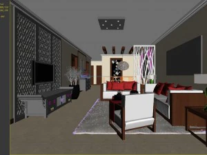 family - kitchen - restaurant 425 3D Model