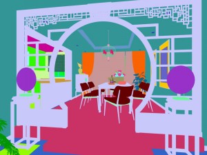 family - kitchen - restaurant 428 3D Model