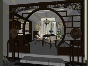 family - kitchen - restaurant 428 3D Model