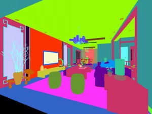 family - kitchen - restaurant 430 3D Модель