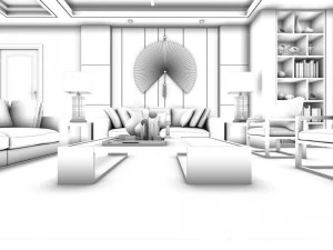 family - kitchen - restaurant 431 3D Model
