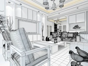 family - kitchen - restaurant 431 3D Model