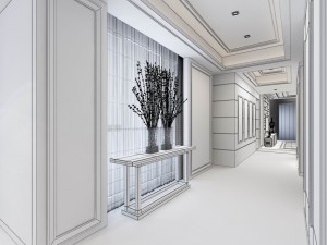 family - kitchen - restaurant 434 Model 3D