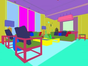 family - kitchen - restaurant 434 Model 3D