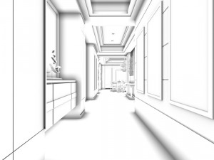 family - kitchen - restaurant 434 Model 3D