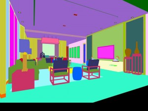 family - kitchen - restaurant 434 Model 3D