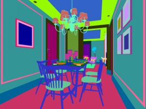 family - kitchen - restaurant 438 3D Model
