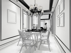 family - kitchen - restaurant 438 3D Model