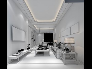 family - kitchen - restaurant 440 3D Модель