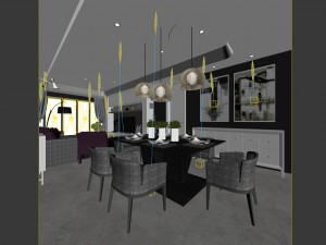 family - kitchen - restaurant 441 3Dモデル