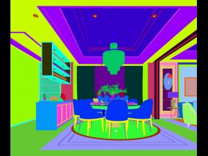 family - kitchen - restaurant 444 3D Model
