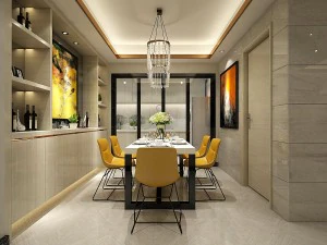 家庭 - 厨房 - 餐厅 445 3D 模型