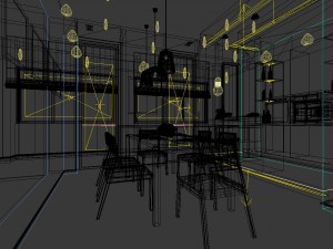 family - kitchen - restaurant 447 3D मॉडल