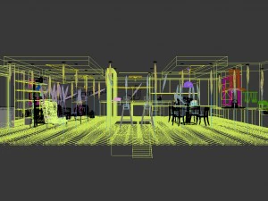 family - kitchen - restaurant 450 3D Model