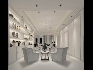 family - kitchen - restaurant 457 3D Model