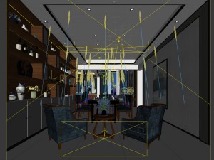 family - kitchen - restaurant 457 3D Model