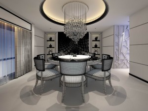 family - kitchen - restaurant 459 3D Model