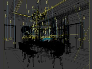 family - kitchen - restaurant 462 3D Model