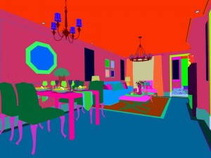 family - kitchen - restaurant 463 Modèle 3D