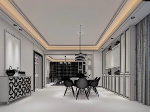 family - kitchen - restaurant 470 3D Model